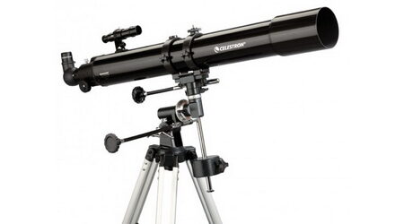 Телескоп Celestron PowerSeeker 80 EQ (рефрактор, 80мм, F=900мм, 1:11) на экваториальной монтировке