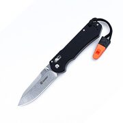 Нож Ganzo G7452-WS (черный, оранжевый, зеленый) черный