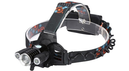 Светодиодный налобный фонарь UltraFire W-603 (Cree XML T6 + 2 Q5) 3500 люмен